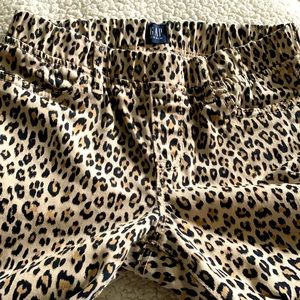 NWOT GAP Leopard print denim jeggings